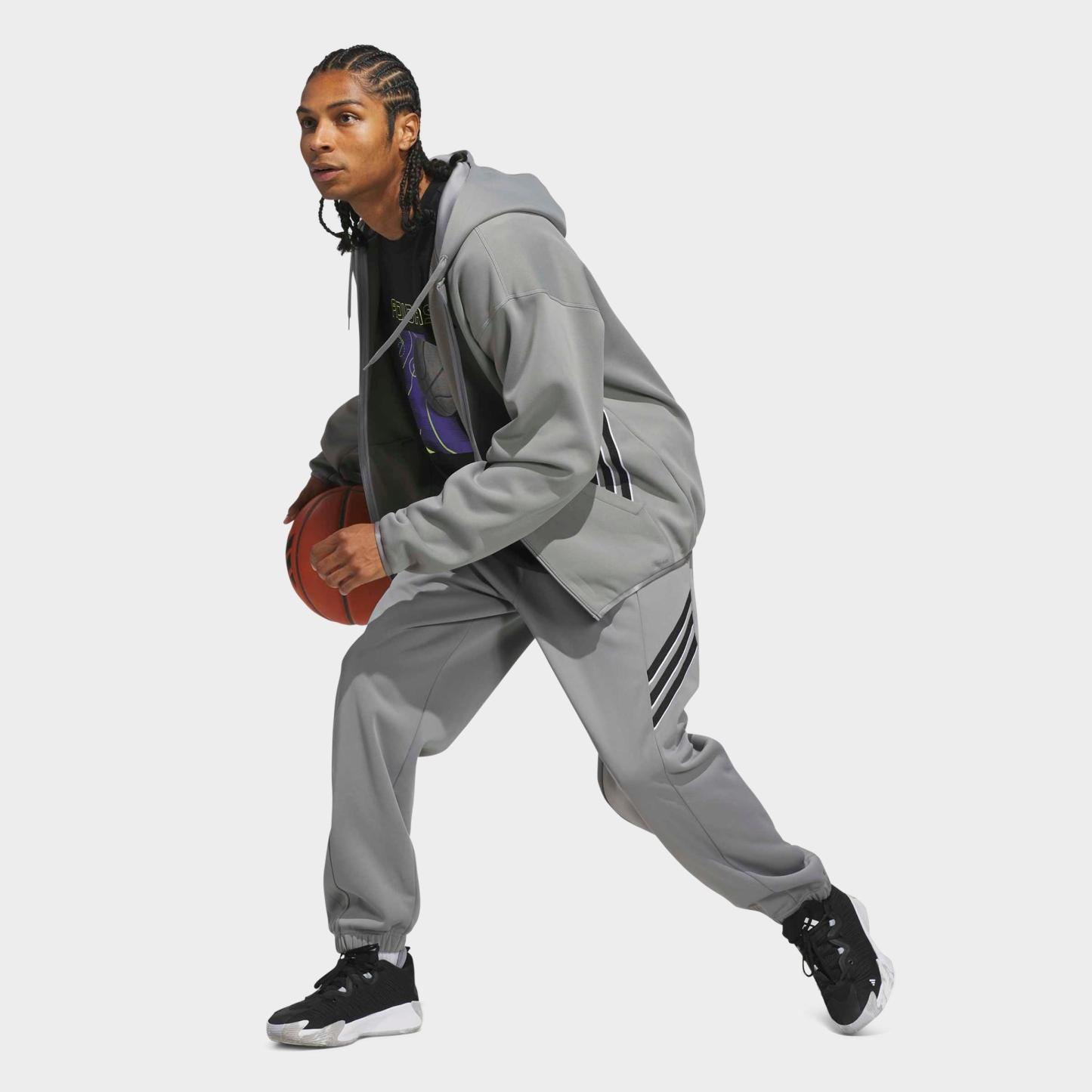 Men's adidas Crazy Warm Fleece Sweatpants - Grey