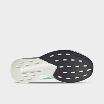 Men's adidas Adizero Pacer Running Shoes - Cloud White/Beam Green/Night Flash - Bottom view