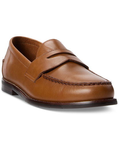 Polo Ralph Lauren Men's Alston Leather Penny Loafers - Tan