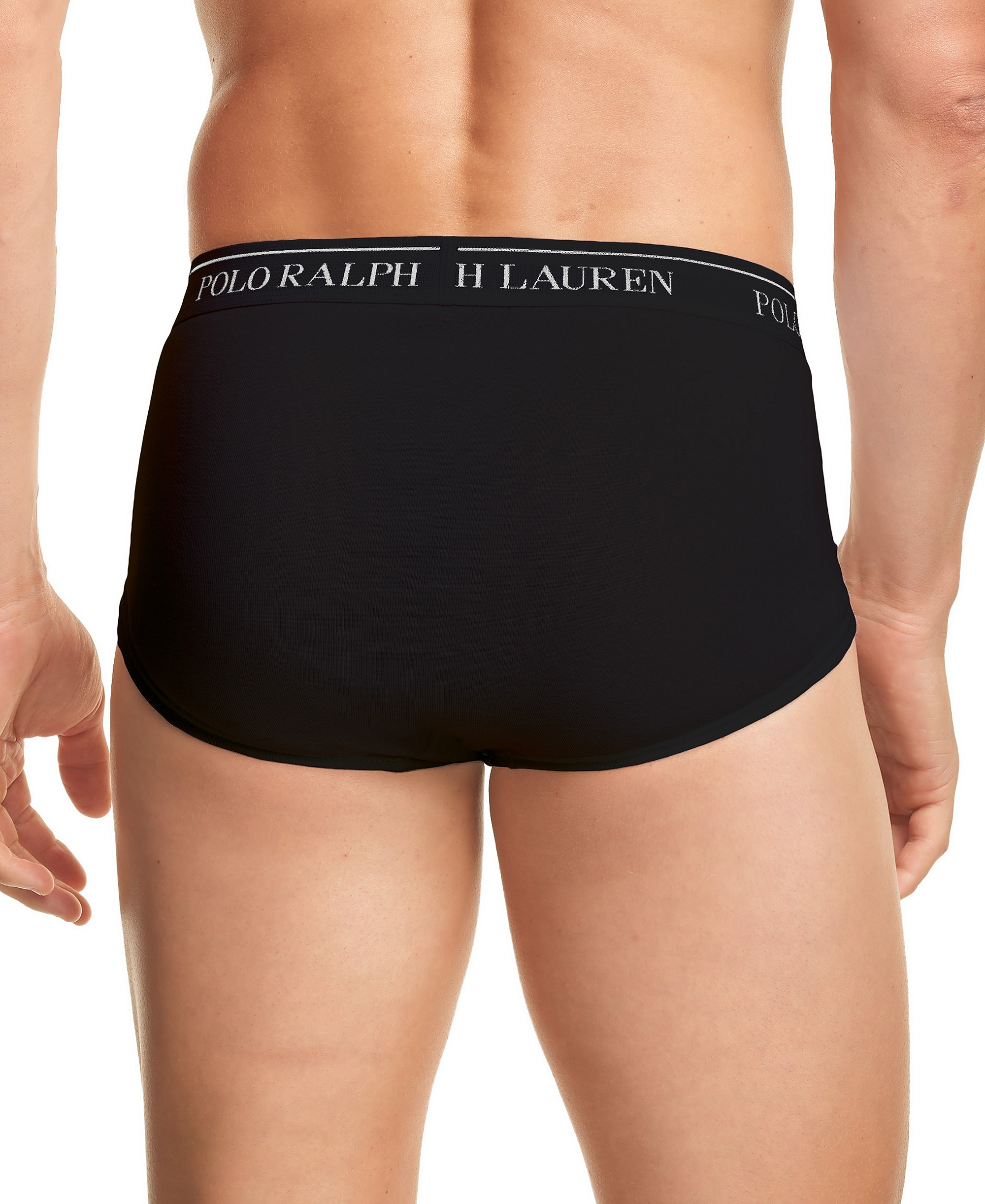 Polo Ralph Lauren Men's 4-Pack Classic-Fit Mid-Rise Briefs - Polo Black