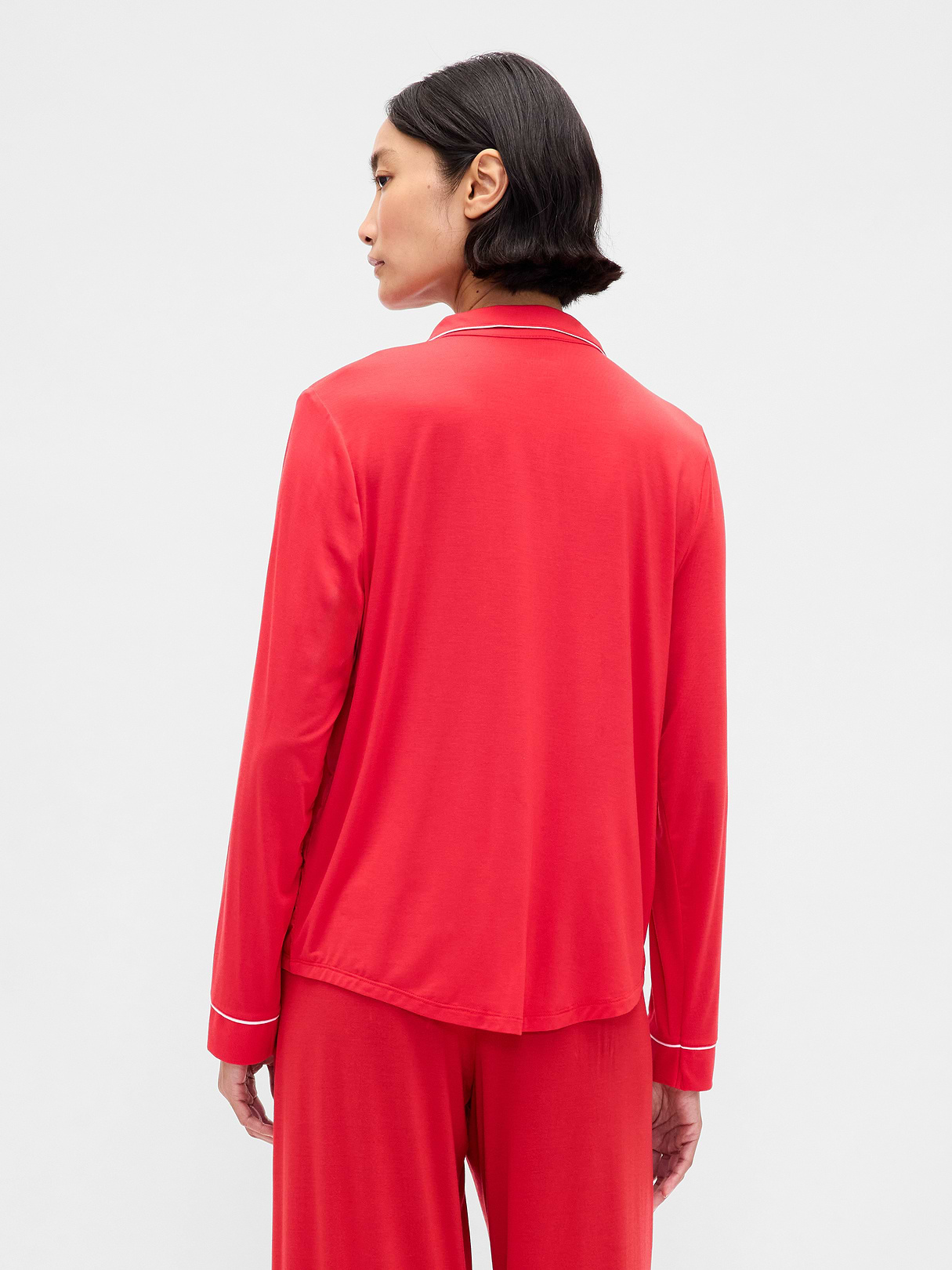 SoftMade Modal PJ Top - Modern red