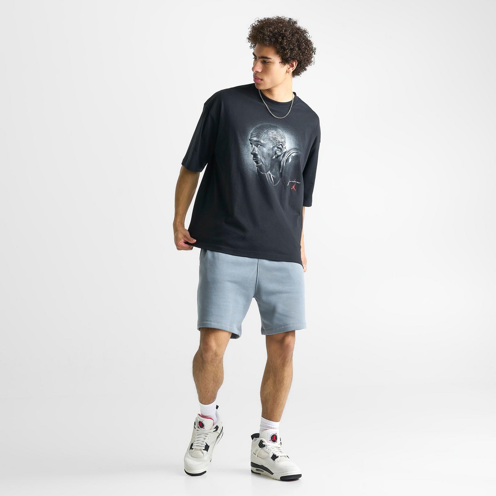 Men's Jordan Flight Essentials Big Face Graphic T-Shirt - Black