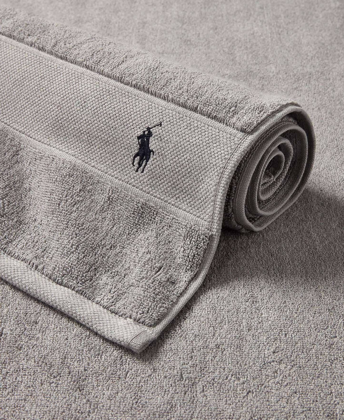 Polo Ralph Lauren Polo Player Cotton Bath Towel, 58" x 30" - Andover Heather