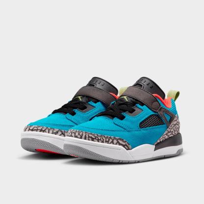 Little Kids' Jordan Spizike Low Casual Shoes - Neo Turquoise/Light Crimson/Cosmic Fuchsia/Vivid Green - view 2