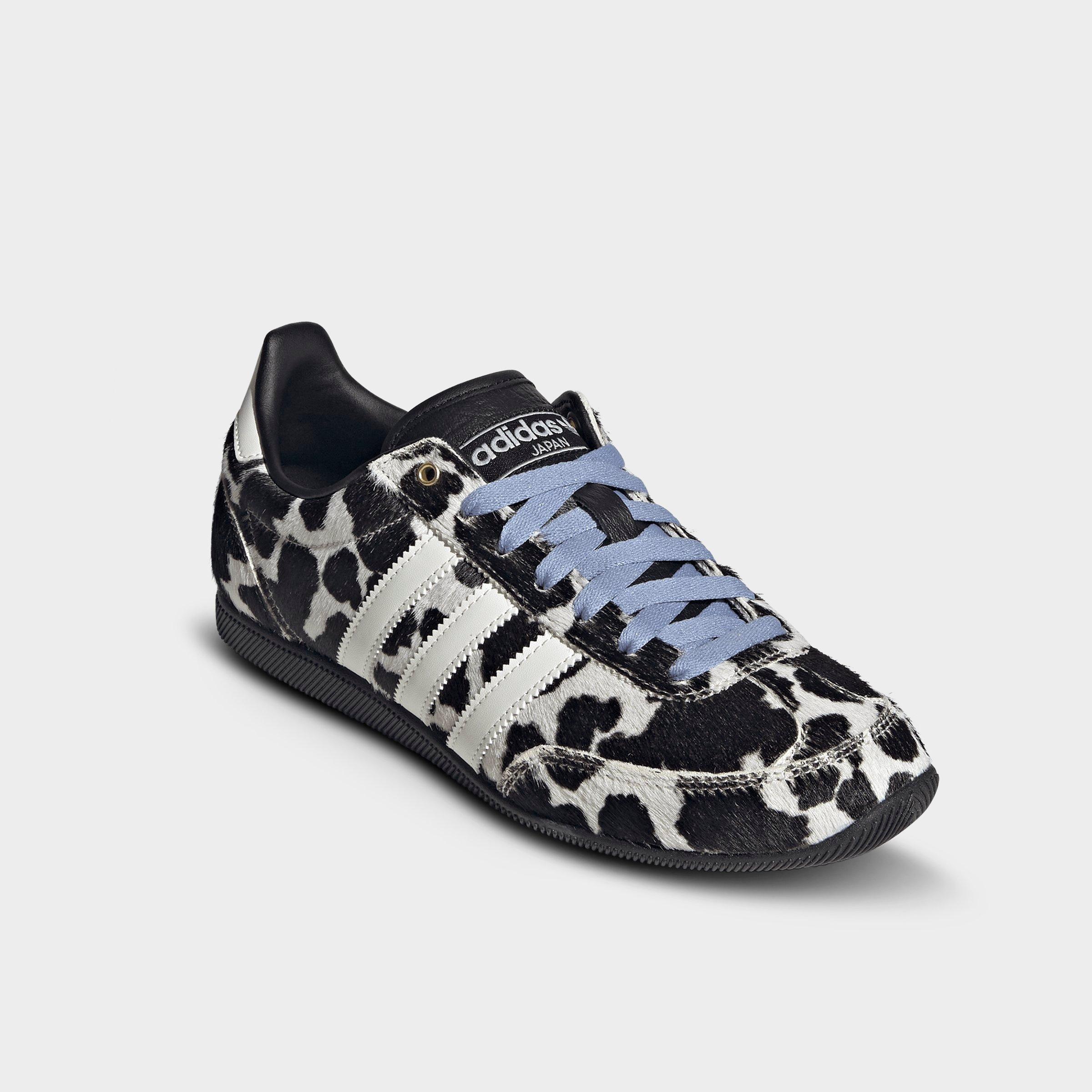 Women's adidas Originals Japan Casual Shoes - Part 3 - Core Black/Cream White/Gold Metallic - Both shoes facing left