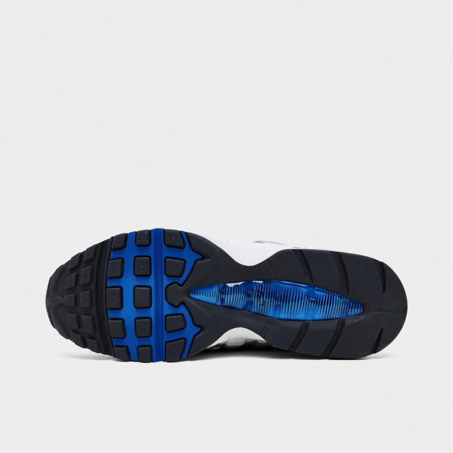 Men's Nithtke Air Max 95 Big Bubble Scorpion Casual Shoes - Part 2 - Anthracite/Blue Spark/Light Graphite - Bottom view