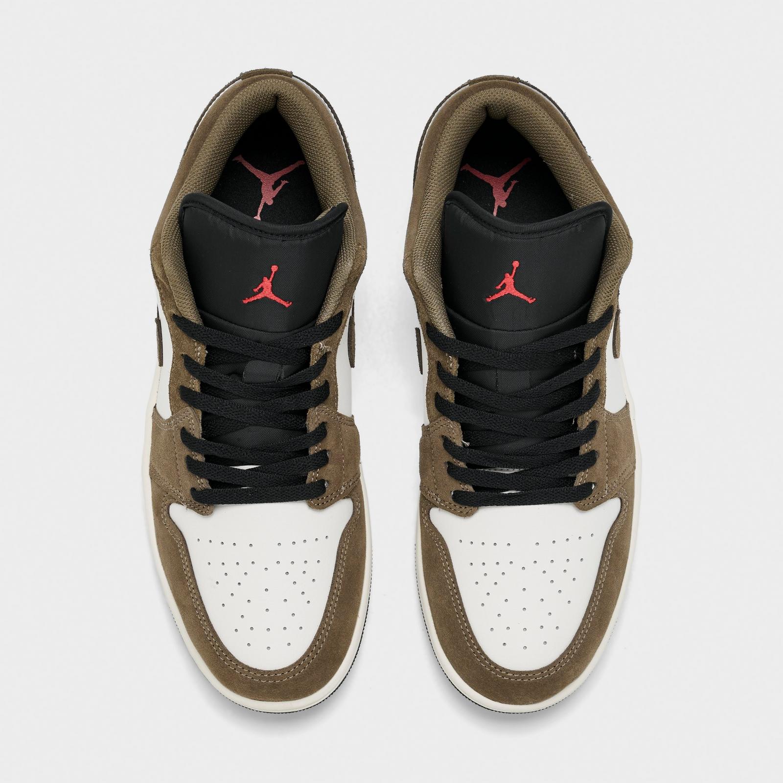 Men's Air Jordan Retro 1 Low Casual Shoes - Palomino/Phantom/Sail/Black - view 5