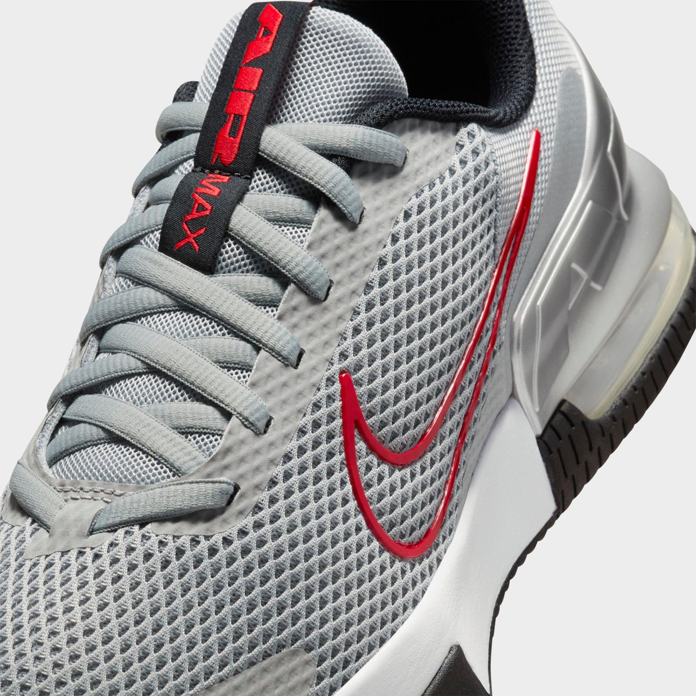Men's Nithtke Air Max Alpha Trainer 6 Training Shoes - Part 1 - Flat Silver/Metallic Silver/Black/University Red - Detail shot