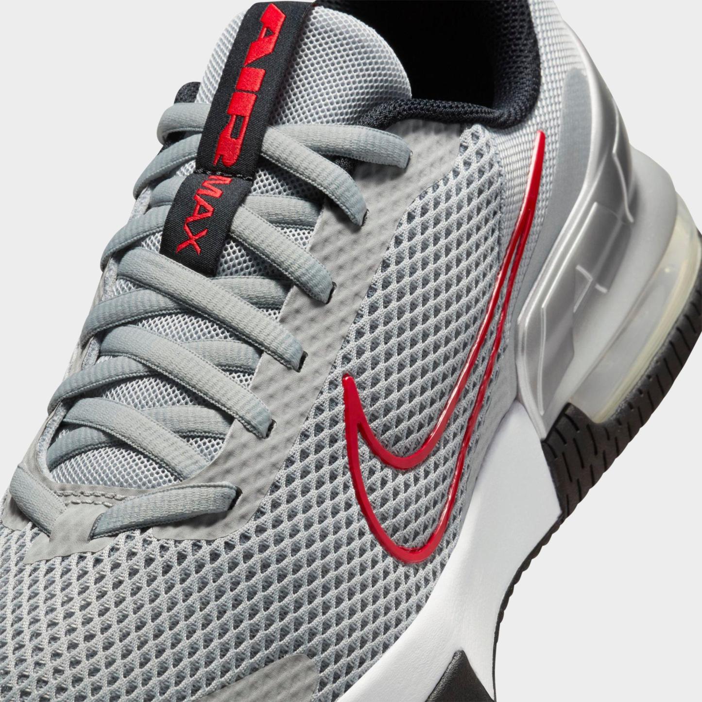 Men's Nithtke Air Max Alpha Trainer 6 Training Shoes - Part 1 - Flat Silver/Metallic Silver/Black/University Red - Detail shot