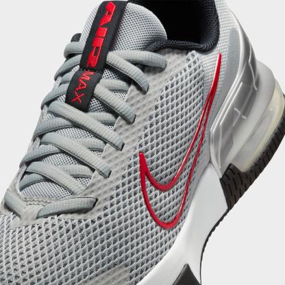 Men's Nithtke Air Max Alpha Trainer 6 Training Shoes - Part 1 - Flat Silver/Metallic Silver/Black/University Red - Detail shot