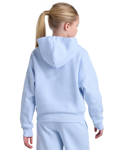 adidas Girls' 8-16 Long-Sleeve Hooded Sweatshirt - Crystal Sky