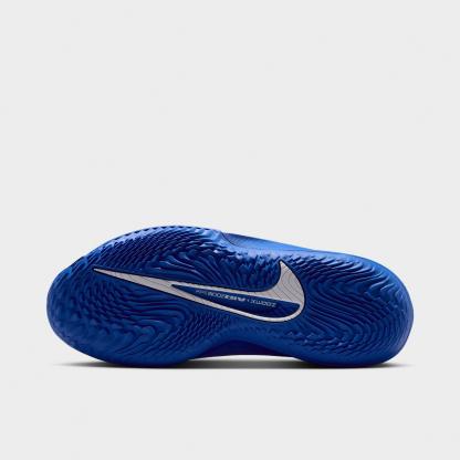 Men's Nithtke G.T. Cut 4 Basketball Shoes - White/Game Royal/Metallic Silver - Bottom view