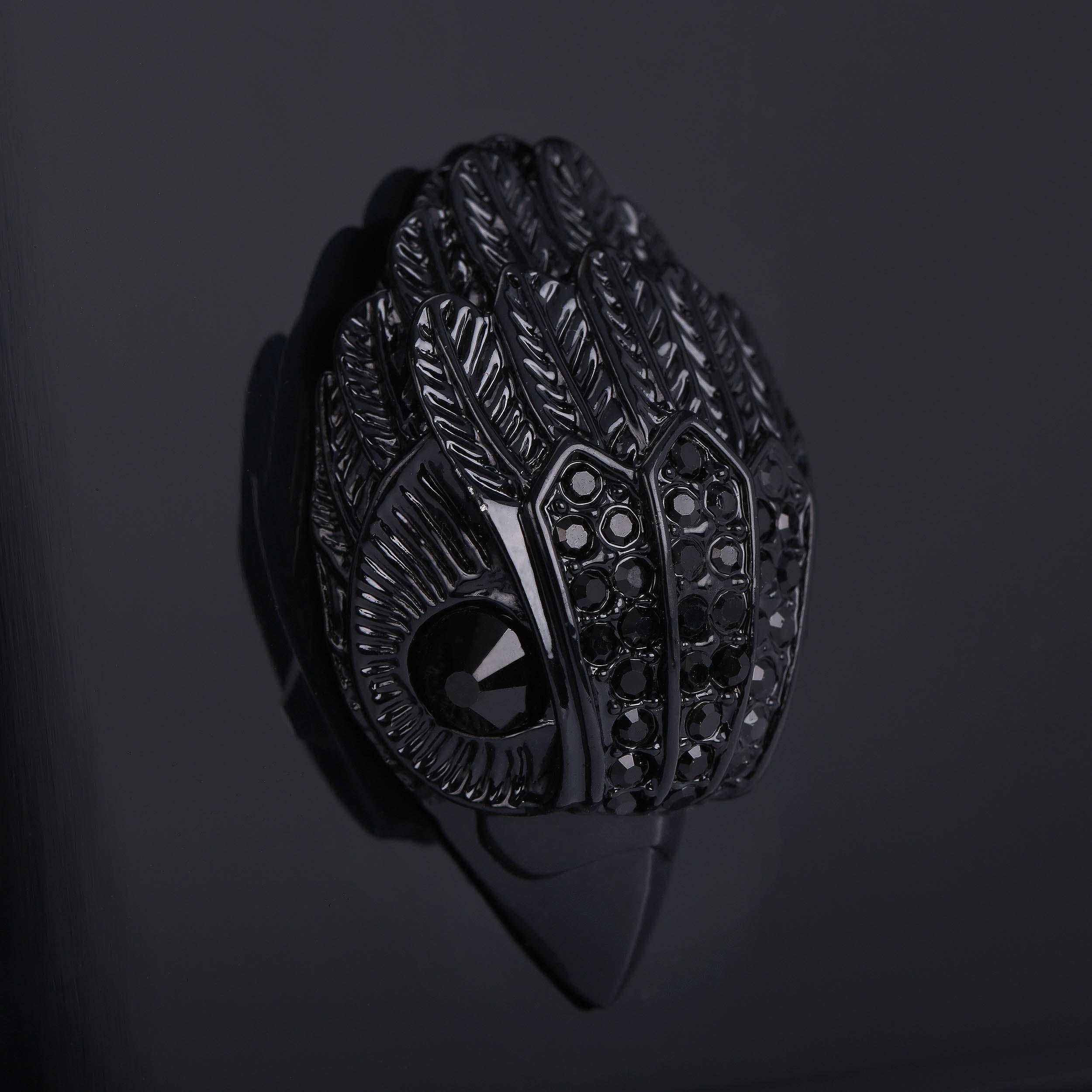 Kurt Geiger London Drench Party Eagle Clutch Bag - Black - view 5
