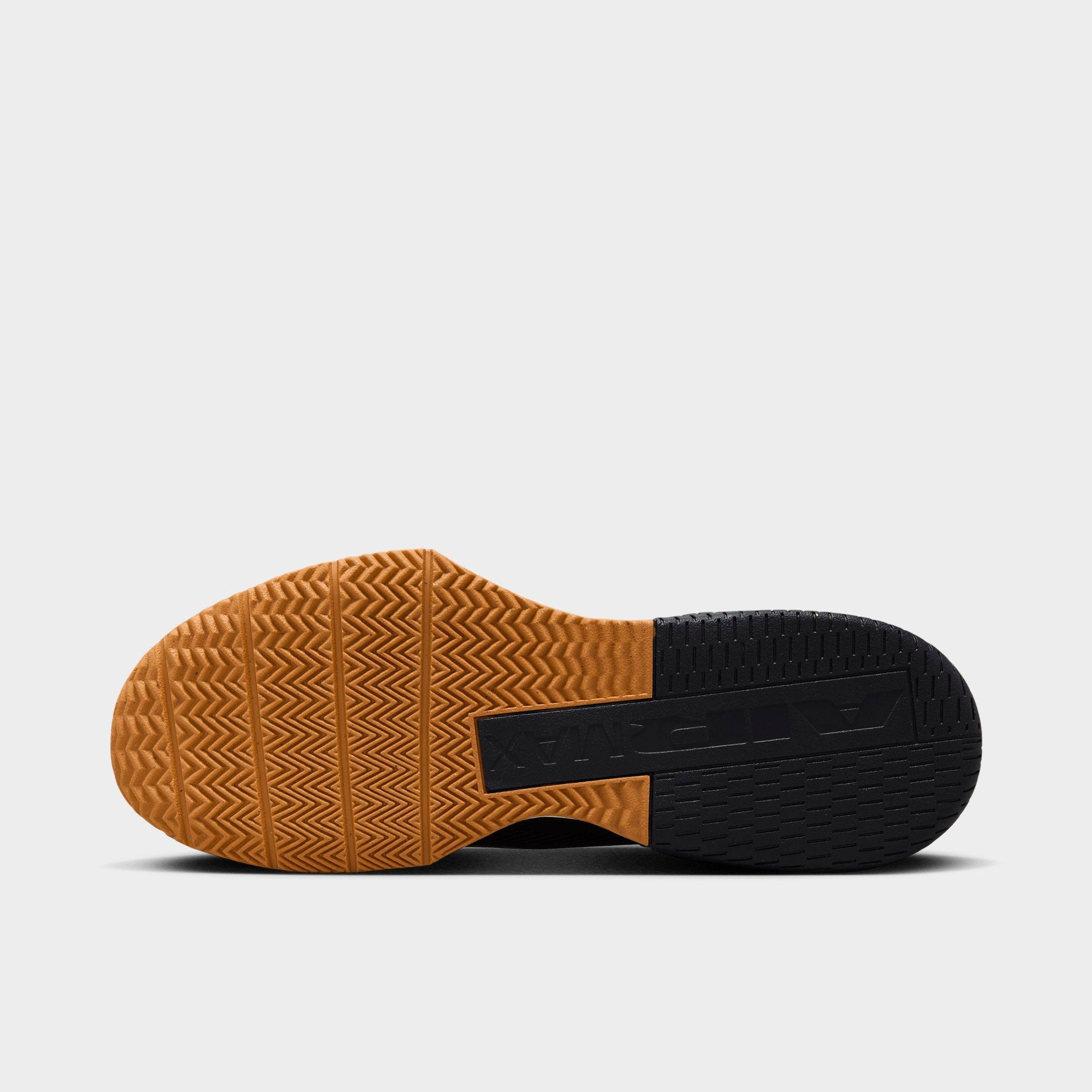 Men's Nithtke Air Max Alpha Trainer 6 Training Shoes - Part 3 - Black/Sail/Gum Light Brown/Parachute Beige - Bottom view