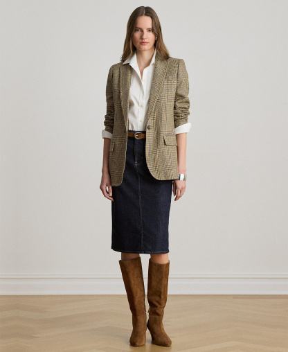 Lauren Ralph Lauren Denim Pencil Skirt - Rinse Wash