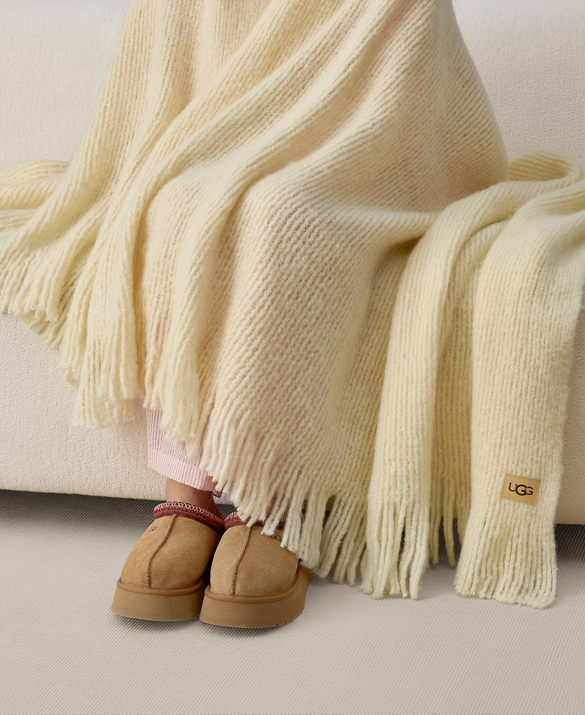 UGG® Margot Knit Throw, 50" x 70" - Chick