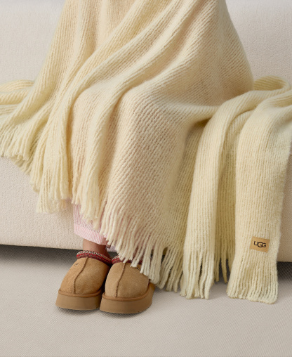 UGG® Margot Knit Throw, 50" x 70" - Chick