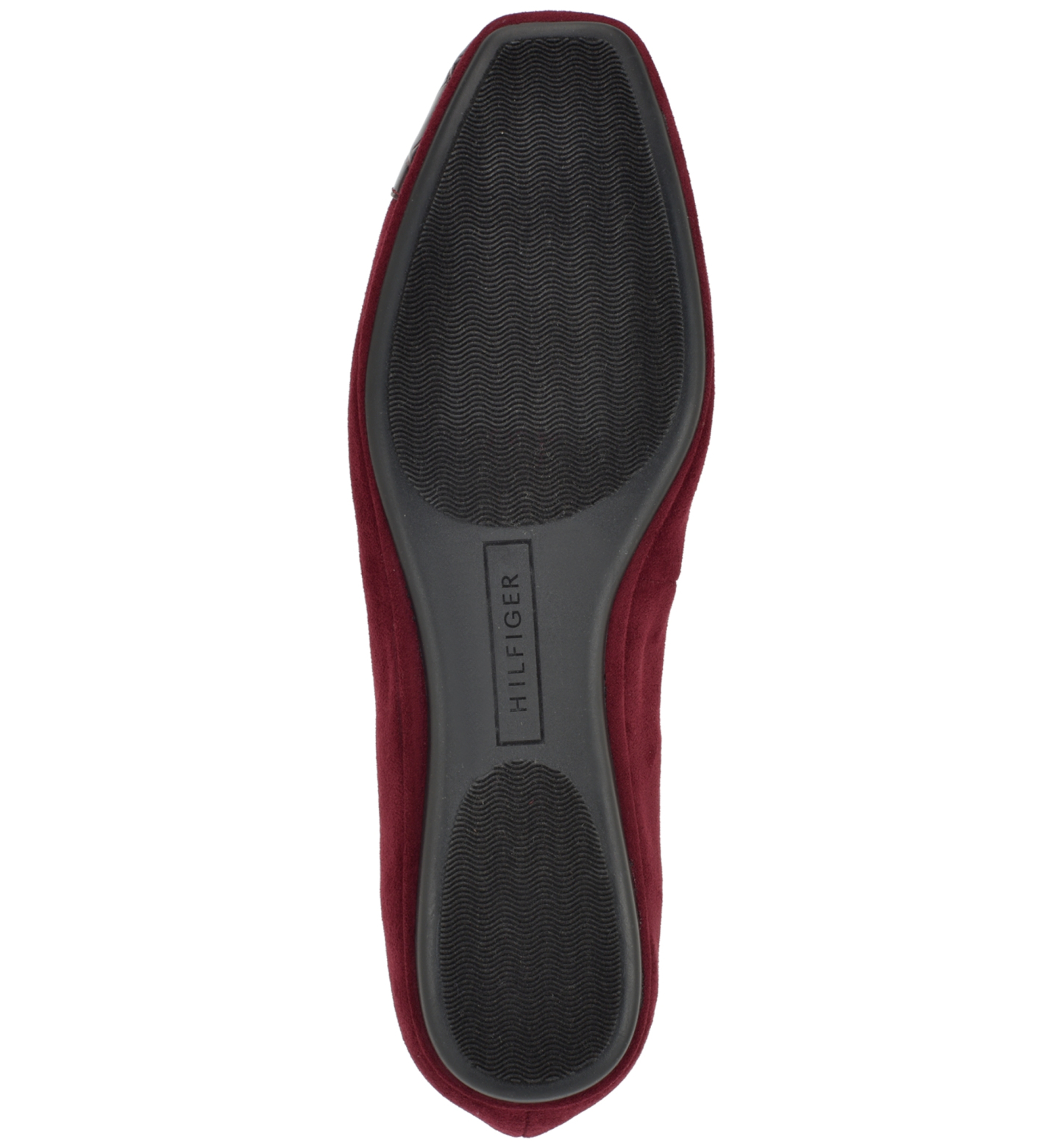 Tommy Hilfiger Women's Bekim Cap Toe Ballet Flats - Dark Red Croco