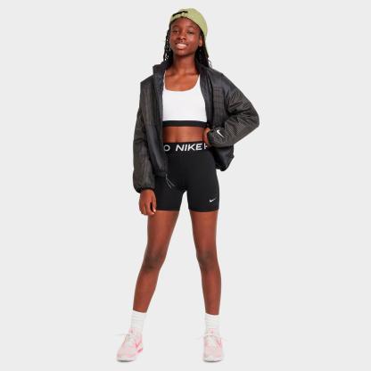 Girls' Big Kids' Nithtke Pro High-Waisted Bike Shorts - Black