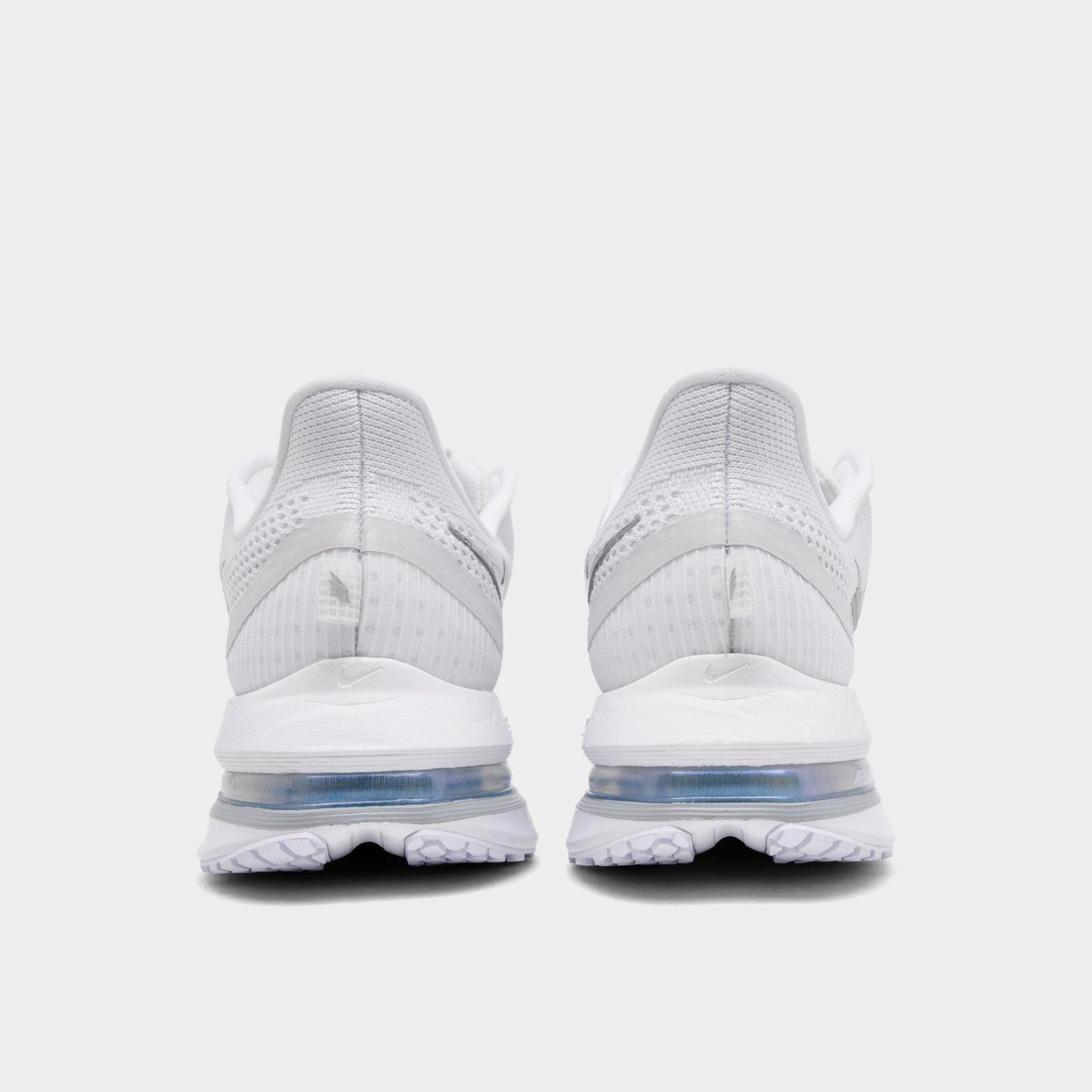Men's Nithtke Pegasus Premium Running Shoes - Part 1 - White/Metallic Silver/Metallic Silver - Back view