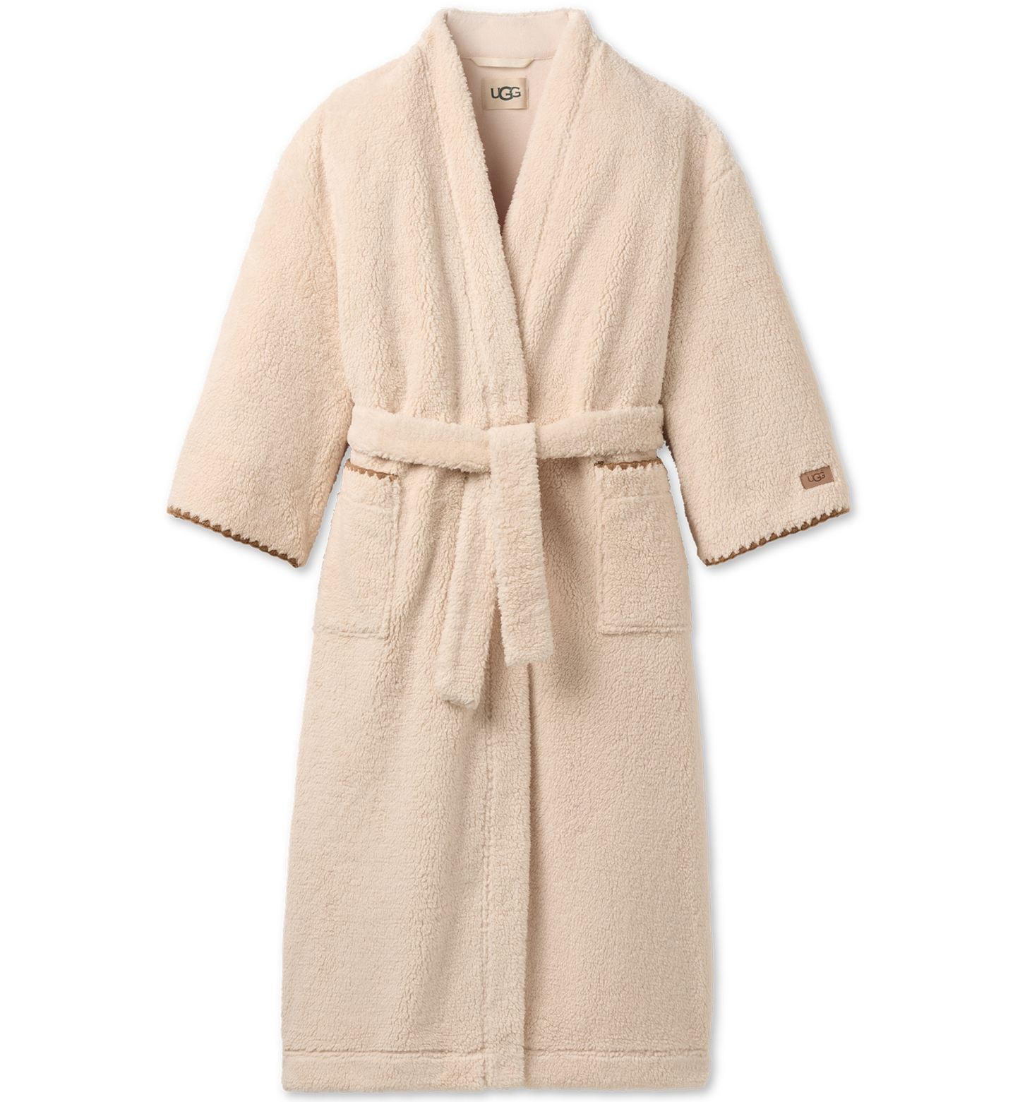 UGG® Women's Linet Fleece Long Robe - Cream