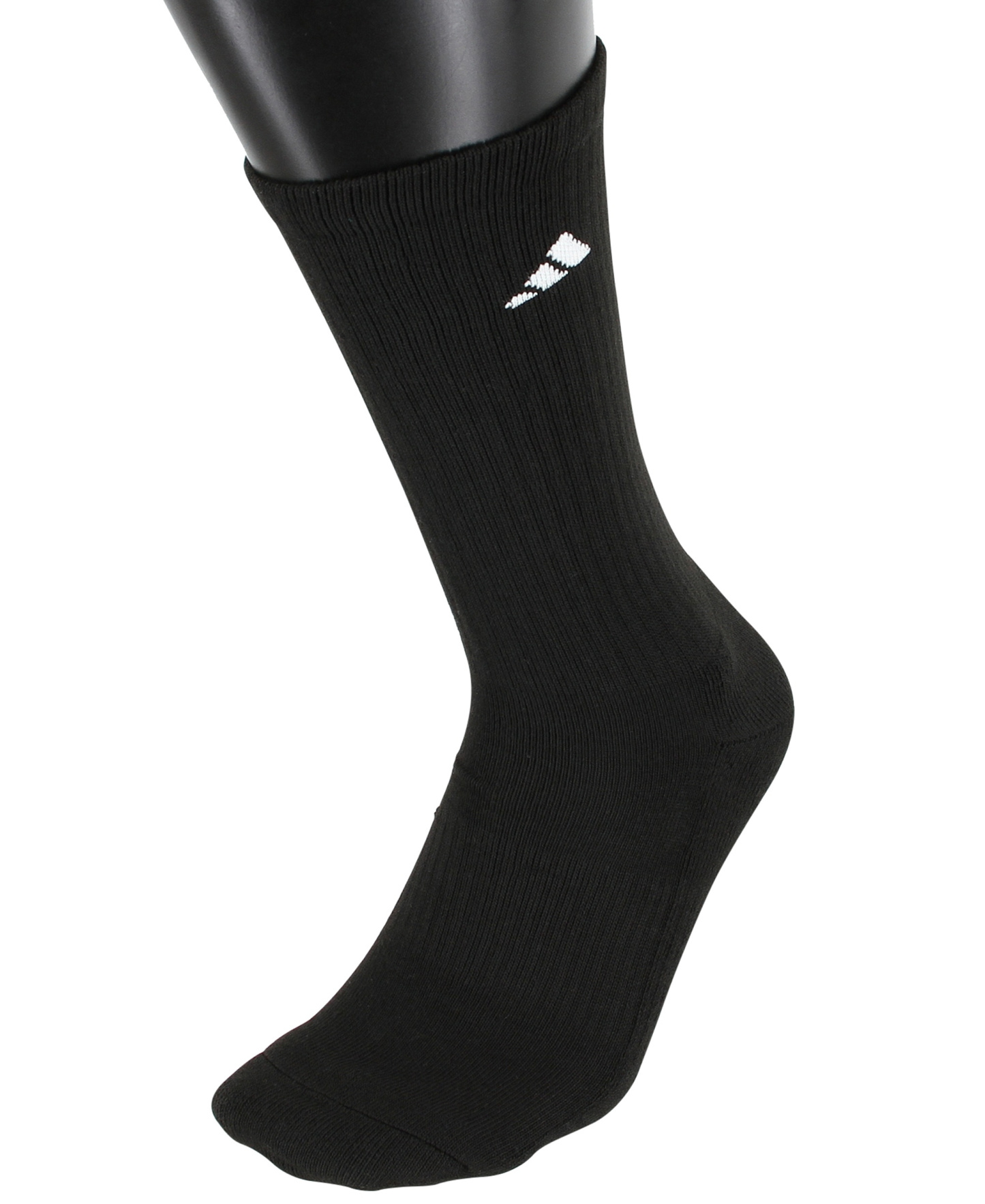 adidas Men's Cushioned Athletic 6-Pack Crew Socks - Black