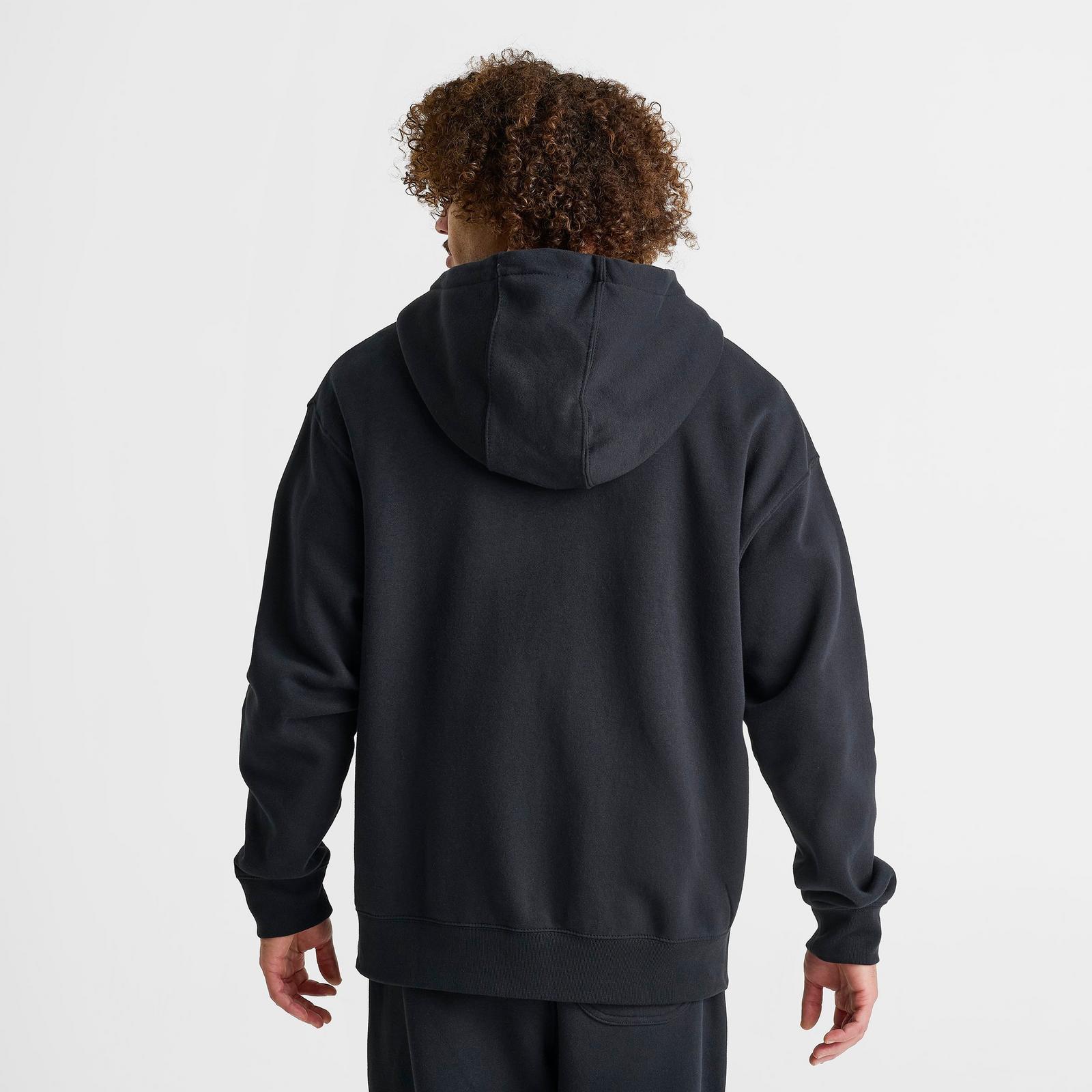 Men's Nike Sportswear Swoosh Box Full-Zip Hoodie - Black