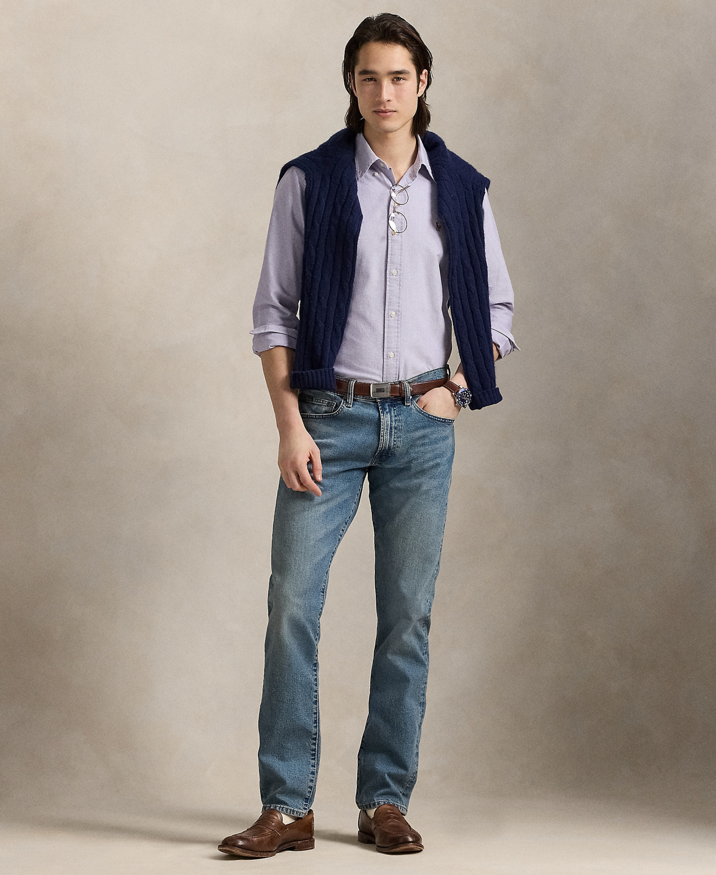 Polo Ralph Lauren Men's Varick Slim Straight Jeans - Blue