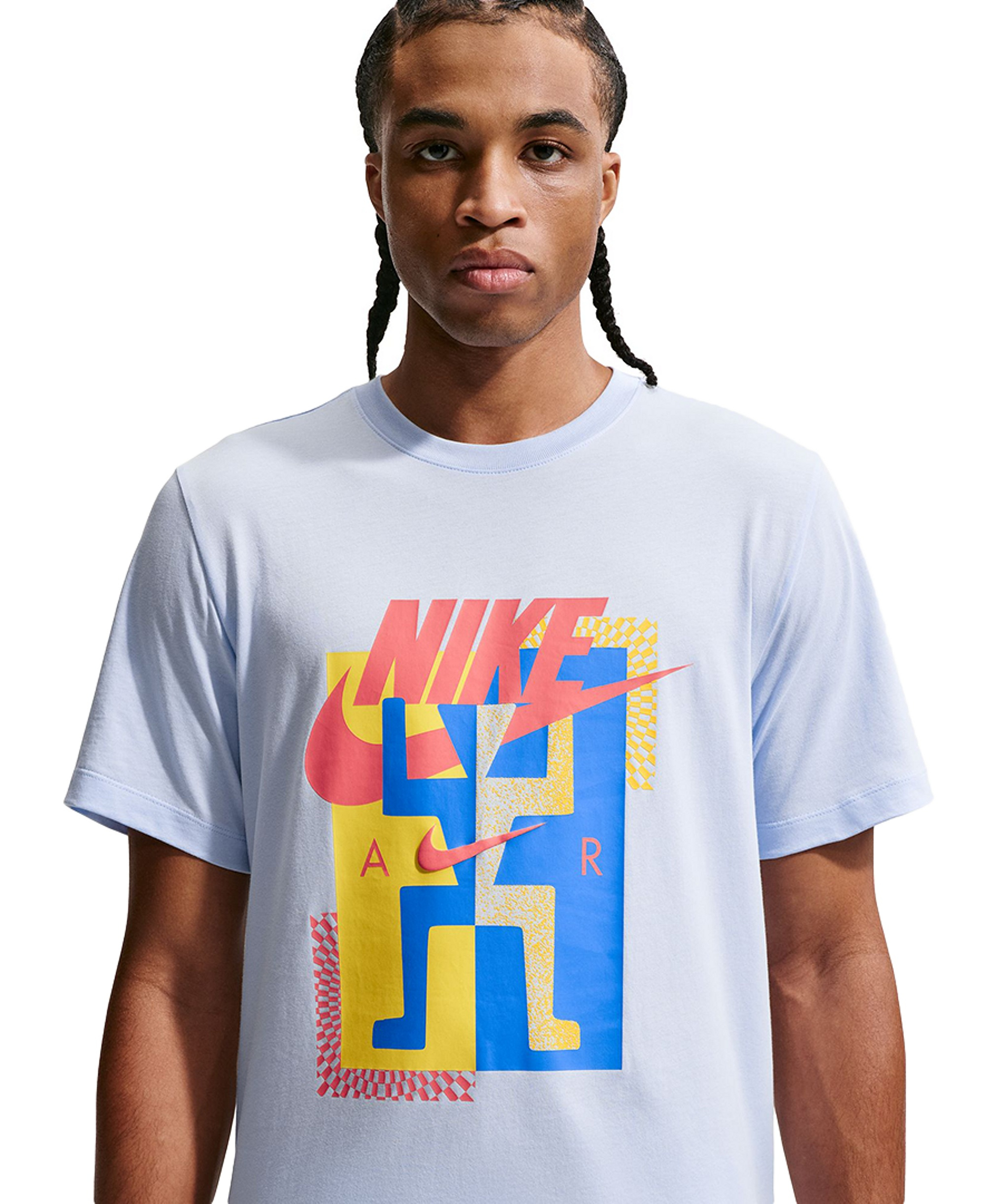 Nike Men's Futura Festival Graphic Cotton T-Shirt - Hydrogen Blue
