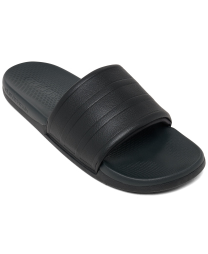 adidas Men's Adilette Comfort 2.0 Slide Sandals from Finish Line - Black