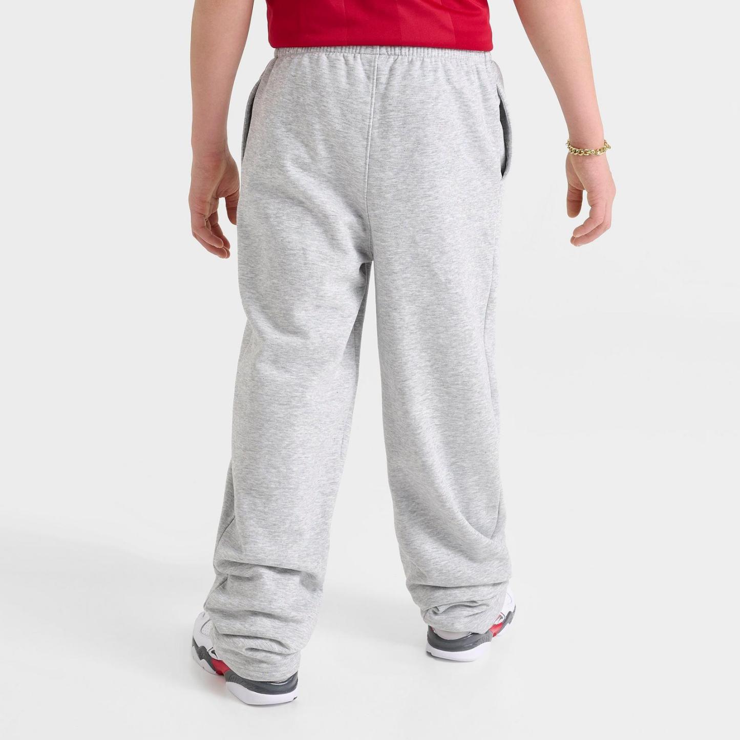 Big Kids' Jordan Swoosh Arch Fleece Sweatpants - Light Grey Heather - view 4
