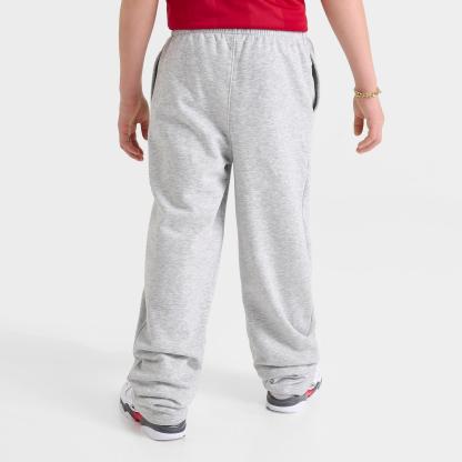 Big Kids' Jordan Swoosh Arch Fleece Sweatpants - Light Grey Heather - view 4