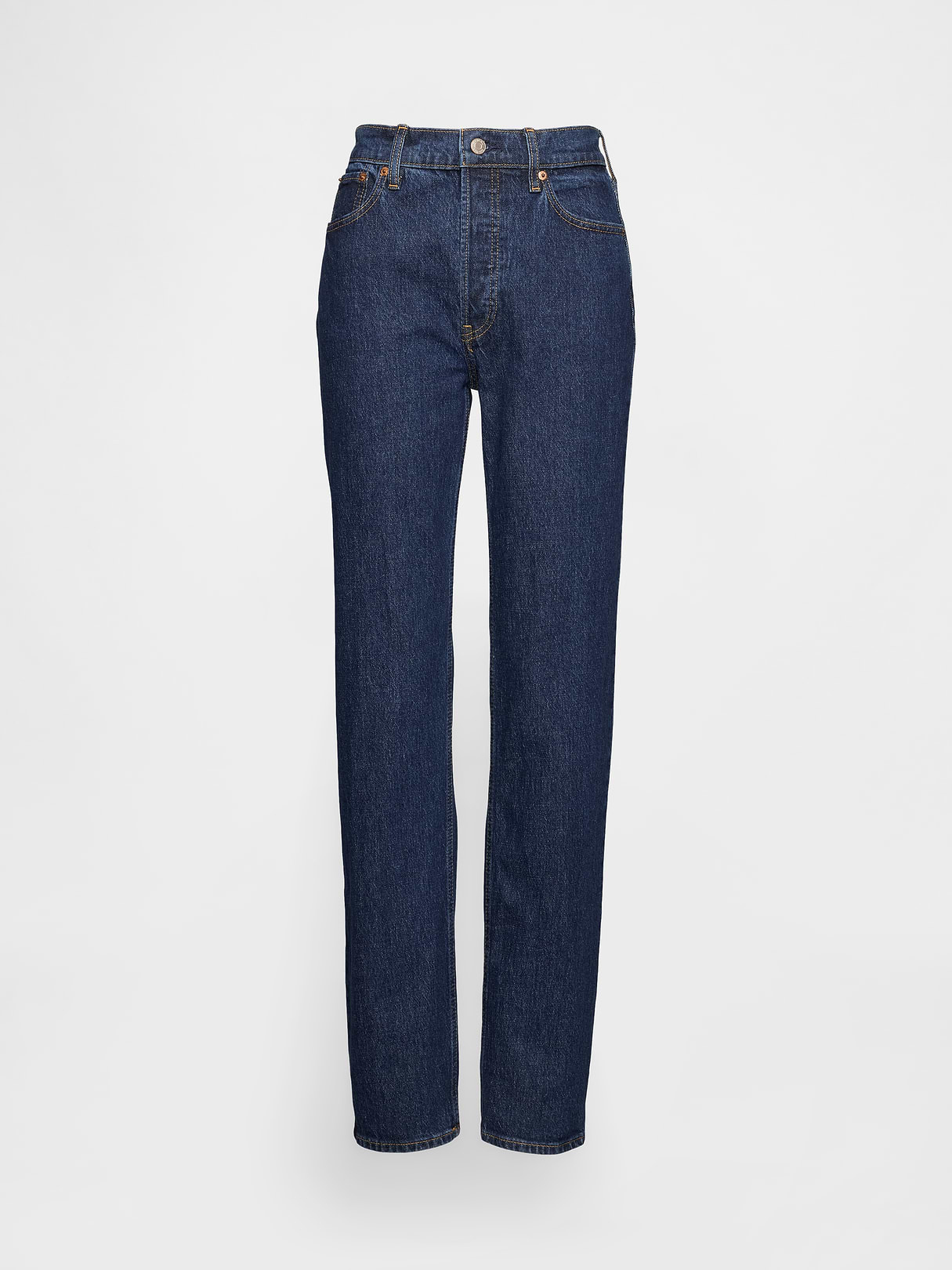 High Rise Cheeky Straight Jeans - Dark indigo v2