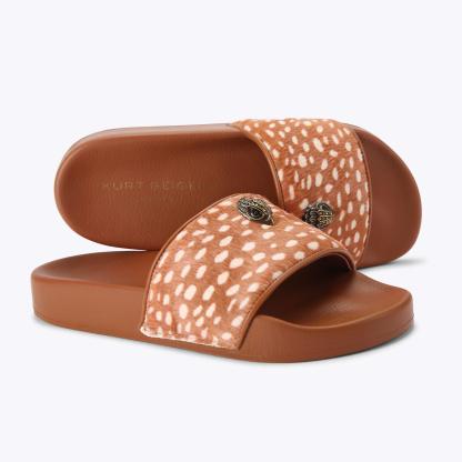Kurt Geiger London Meena Eagle Slide - Tan - view 5