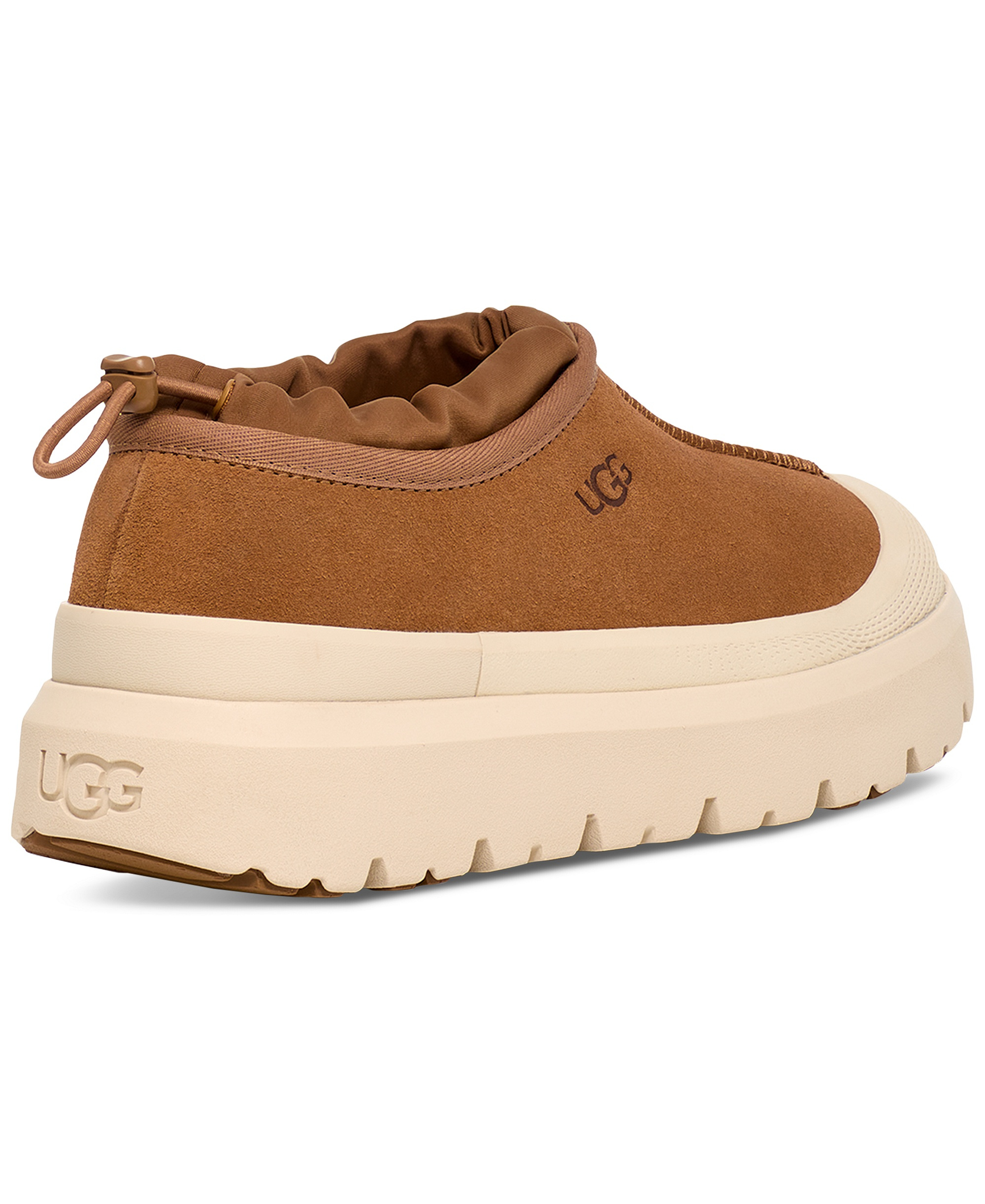 UGG® Men's Tasman Weather Hybrid Clogs - Chestnut/Whitecap