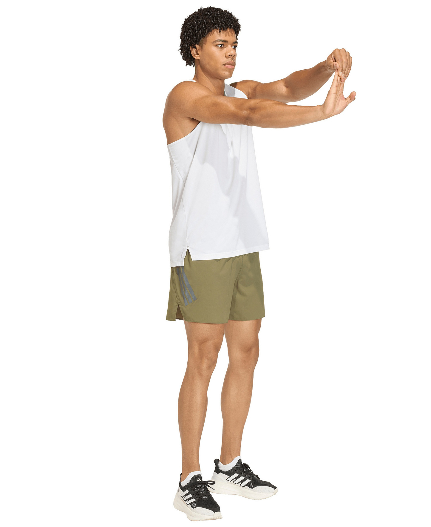 adidas Men's Running Climacool Iconic Tank Top - White