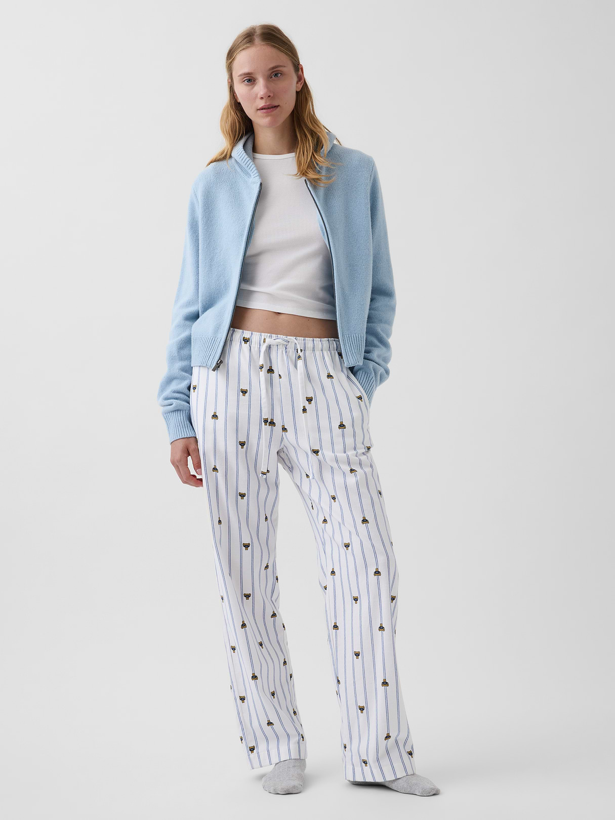 Adult Softest Flannel PJ Pants - Brannan stripe