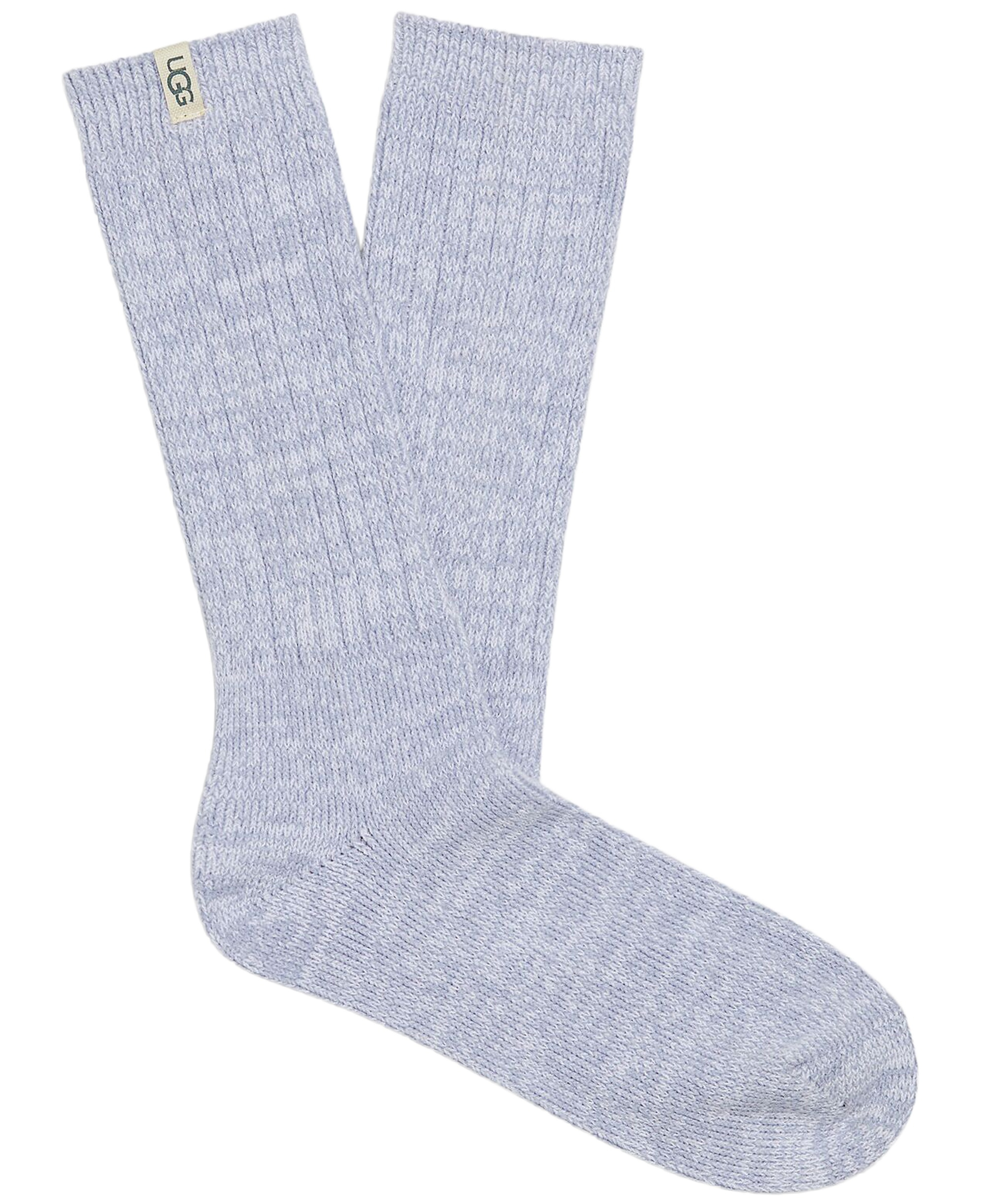 UGG Women's Rib-Knit Slouchy Crew Socks - Icelandic Blue