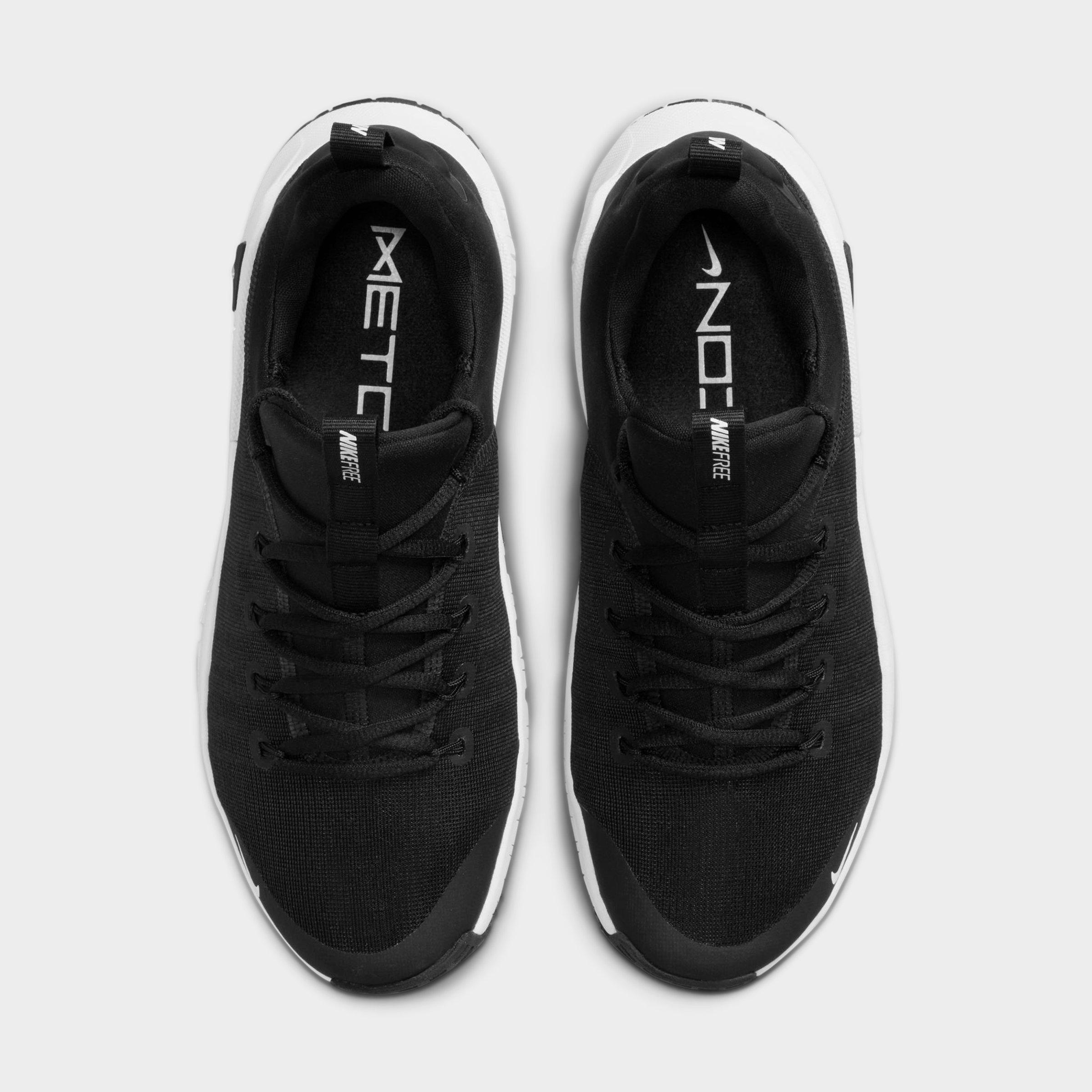 Women's Nithtke Free Metcon 6 Training Shoes - Black/White - Top view
