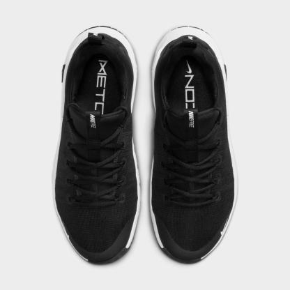 Women's Nithtke Free Metcon 6 Training Shoes - Black/White - Top view