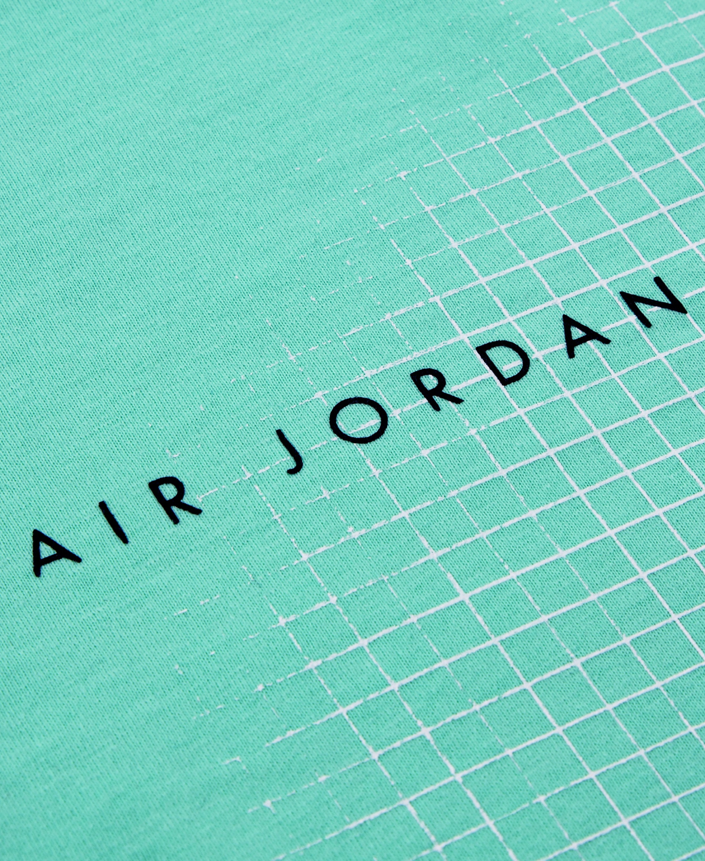 Jordan Boys' 8-20 Jumpman Grid Blur Crewneck T-Shirt - Green Glow