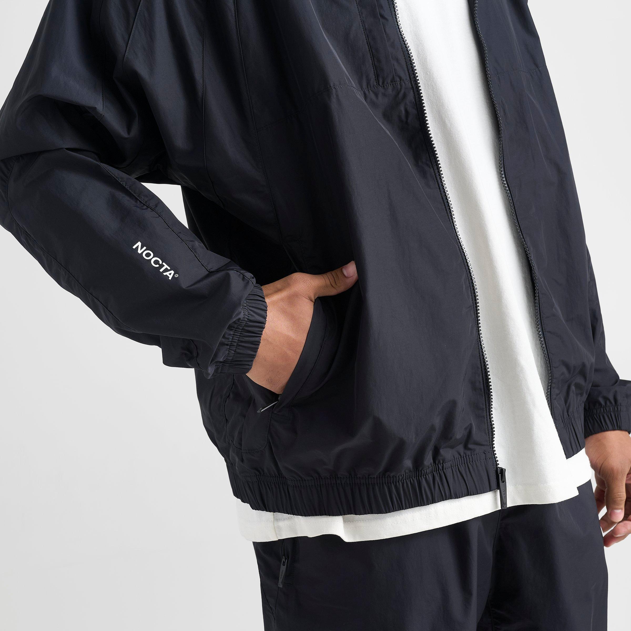 Men's Nithtke NOCTA Northstar Nylon Full-Zip Track Jacket - Black/Black/White