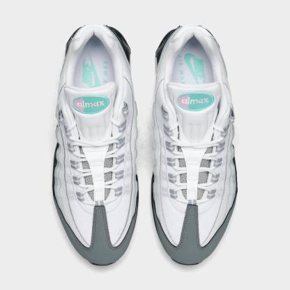Men's Nike Air Max 95 Big Bubble Casual Shoes - Anthracite/Pink Foam/Hyper Turquoise/White/Smoke Grey/Light Pumice