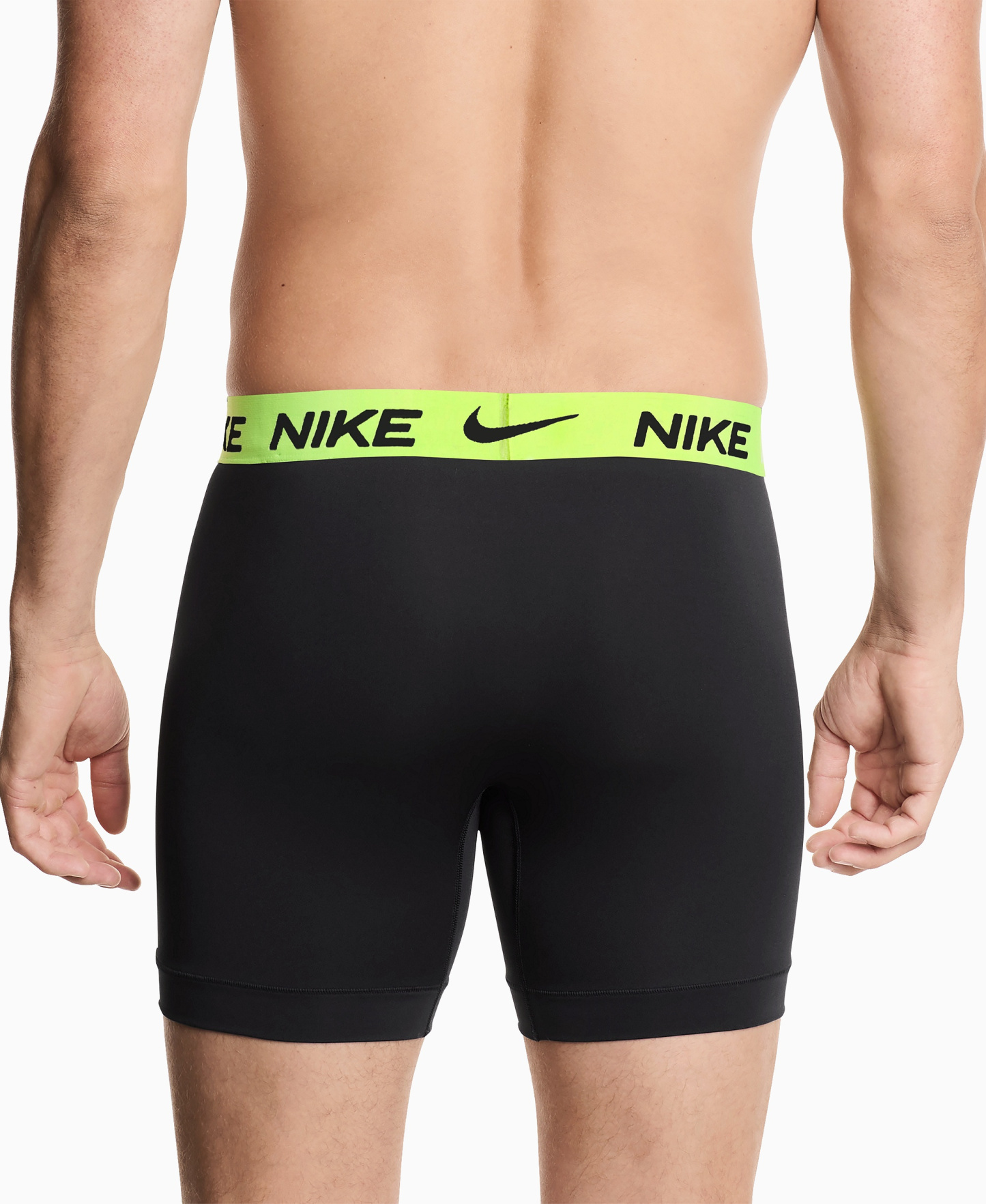 Nike Men's Essential Micro Boxer Briefs, 3-Pack - Black/Volt wb/Cool Graywb/University Red Wb