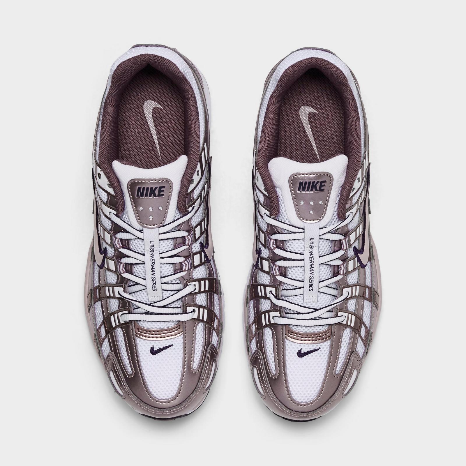 Women's Nike P-6000 Casual Shoes - White/Purple Dynasty/Light Violet Ore