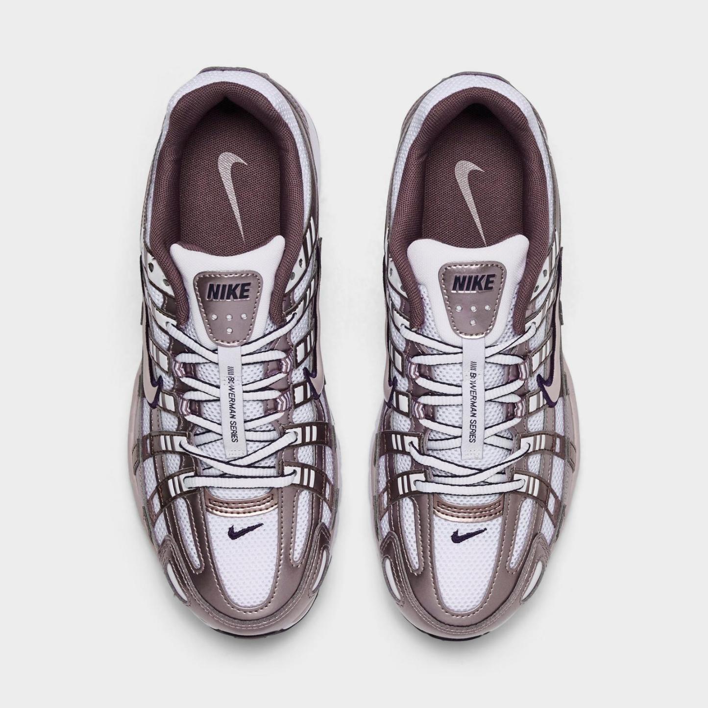 Women's Nike P-6000 Casual Shoes - White/Purple Dynasty/Light Violet Ore