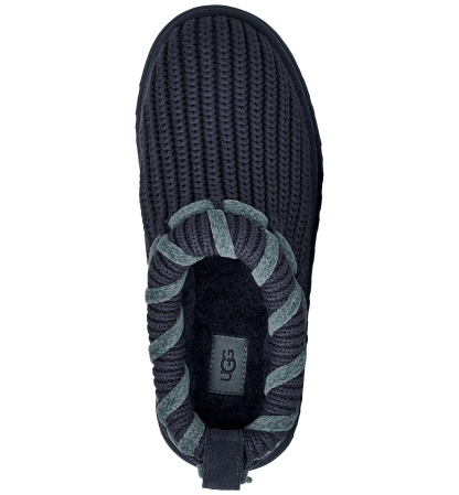 UGG® Women's Tazz Whipstitch Knit Slip-On Slippers - Dark Indigo