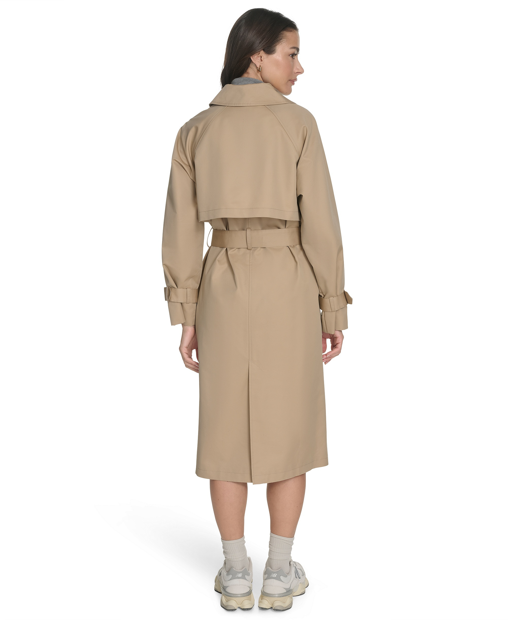 Levi's Women's Regular Single Breasted Trench Coat - Khaki