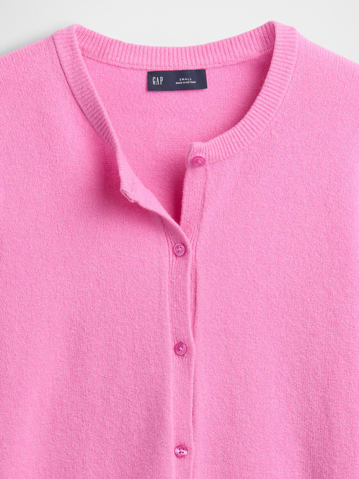 CashSoft Crop Cardigan - Pretty pink