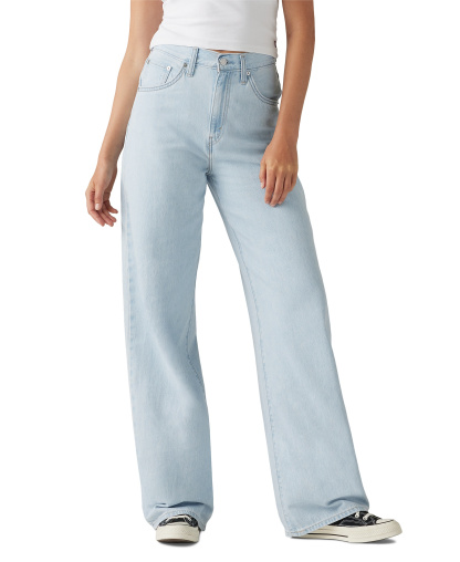 Levi's Women's Cinch-Waist Lightweight Baggy Jeans - Never Going To Change